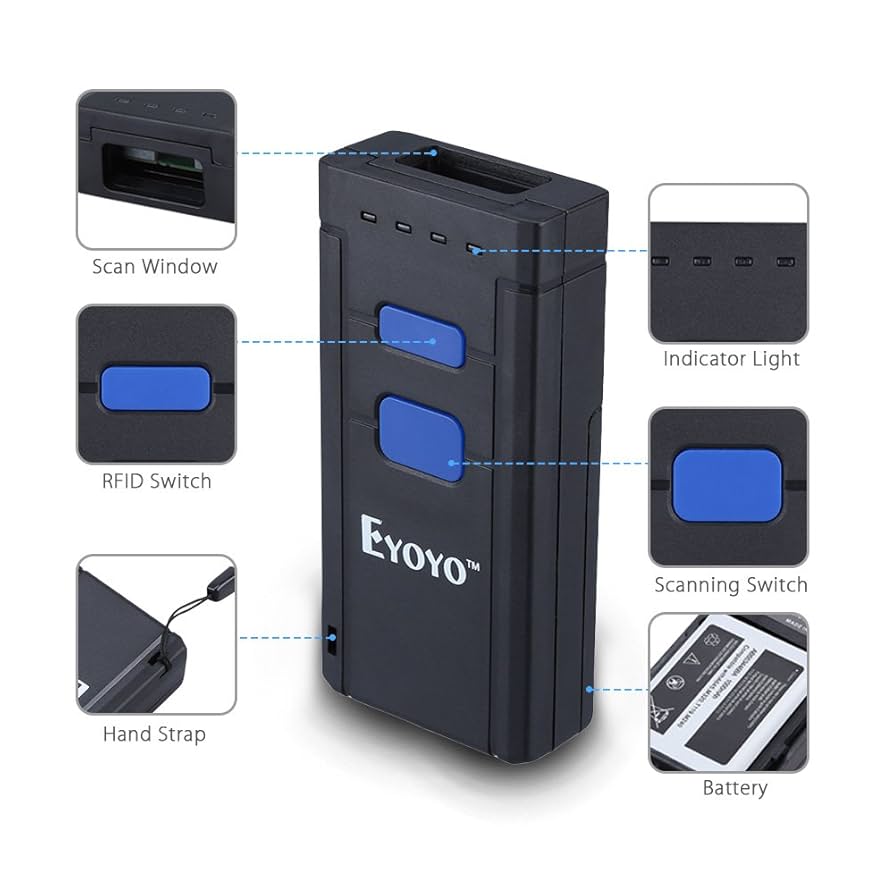 Amazon | Eyoyo バーコードリーダー バーコードスキャナー